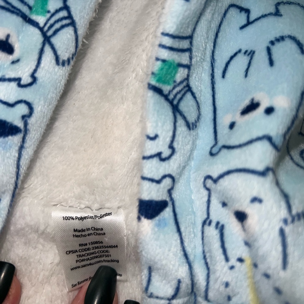 Baby Boy Bath Robe - Picture 3 of 5